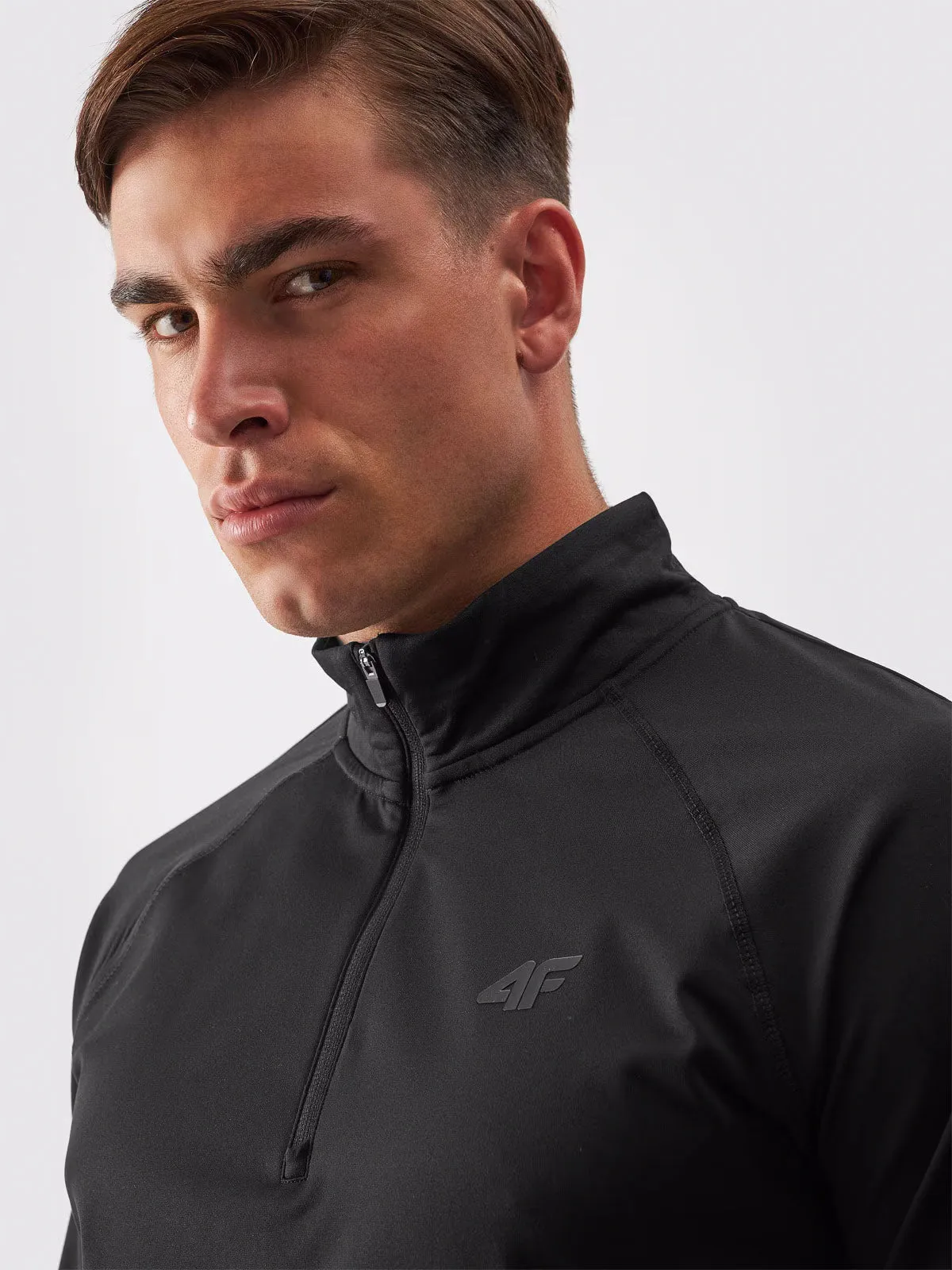 4F Black thermal jersey for man