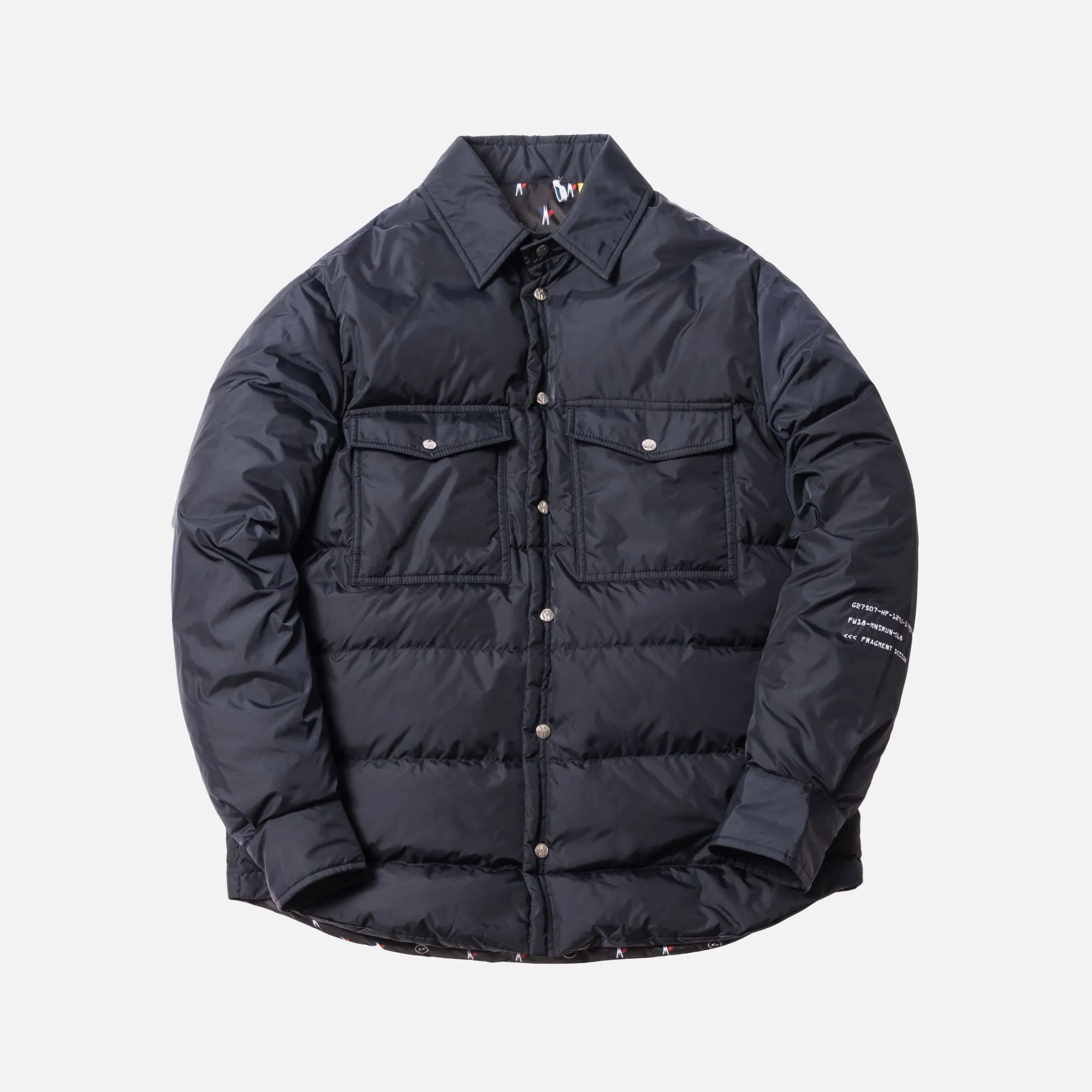 7 Moncler Fragment Hiroshi Fujiwara Maze Jacket - Navy