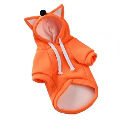 Adorable Bear-Ear Hat Pet Hoodies