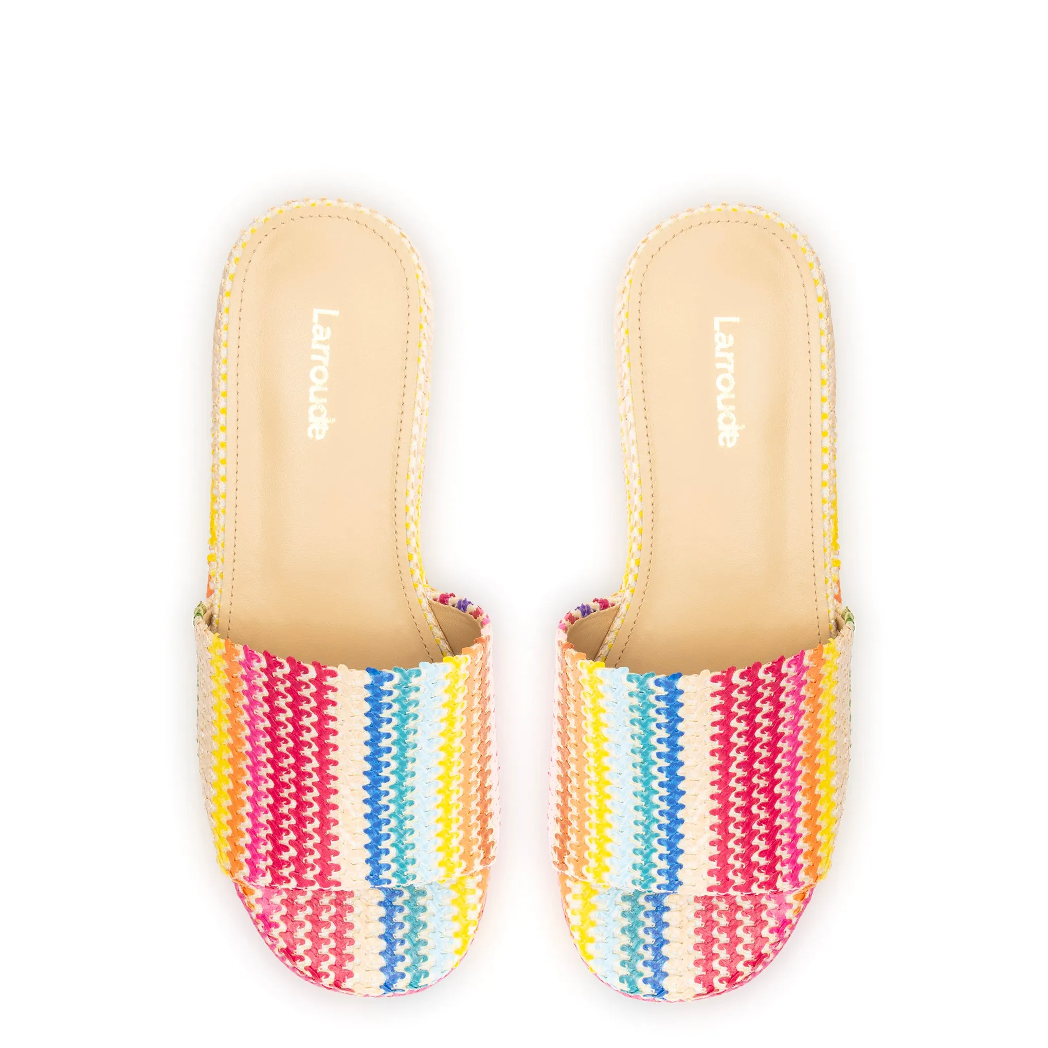 Alex In Rainbow Raffia