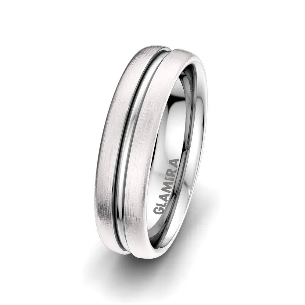 Anillo de boda White Ease 6 mm