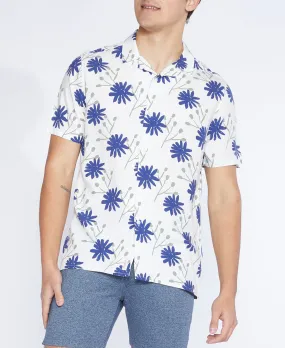 Arroyo Printed Resort Shirt (White)