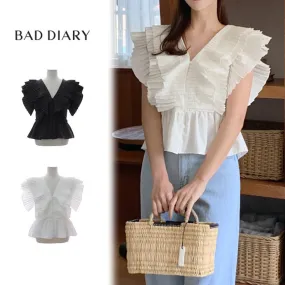 BADDIARY  |Casual Style Sleeveless Plain Party Style Office Style