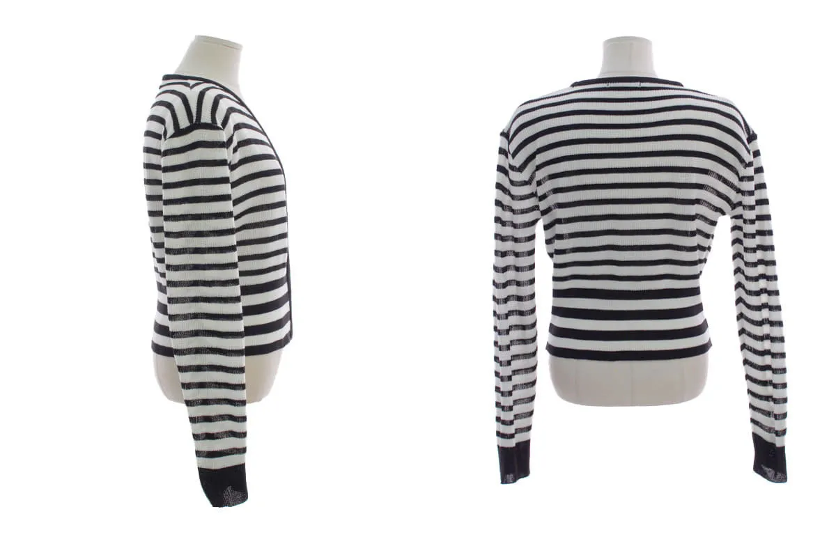 BADDIARY  |Stripes Casual Style Long Sleeves Party Style Office Style