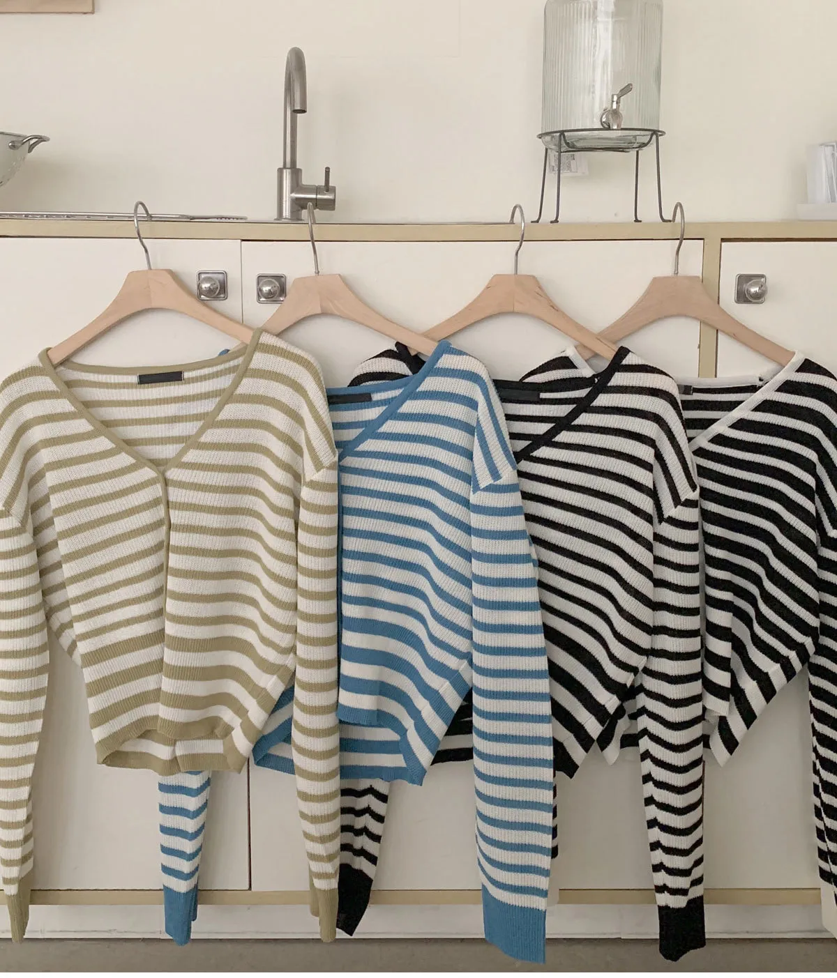 BADDIARY  |Stripes Casual Style Long Sleeves Party Style Office Style