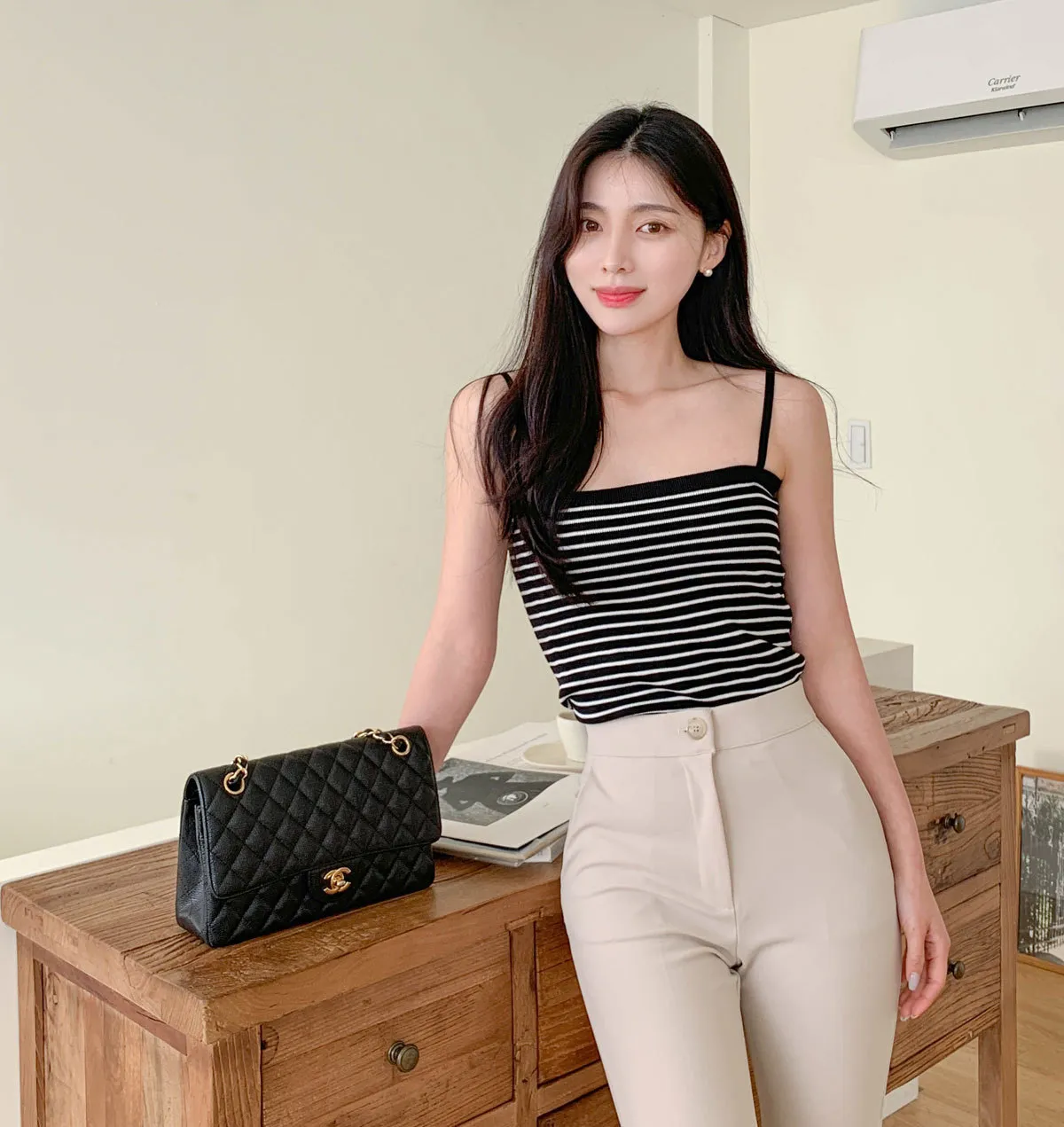 BADDIARY  |Stripes Casual Style Short Sleeves Party Style Office Style