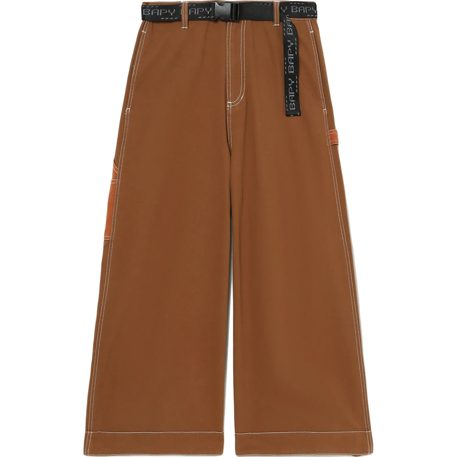 BAPY PANELS TWILL WIDE JEANS LADIES