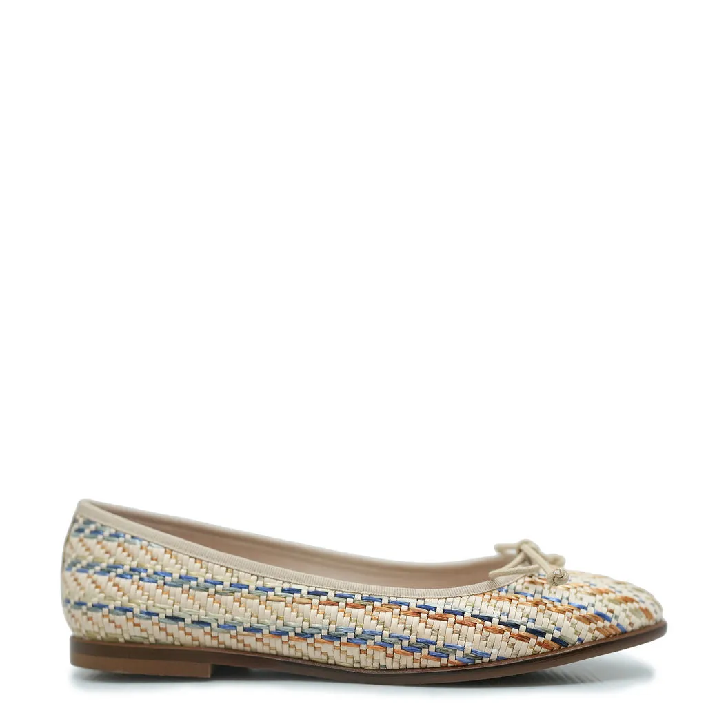 Beberlis Multi Weave Bow Ballet Flat