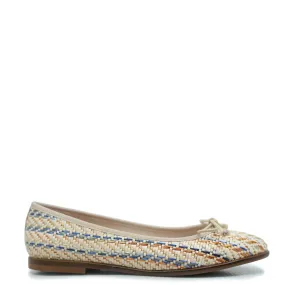 Beberlis Multi Weave Bow Ballet Flat