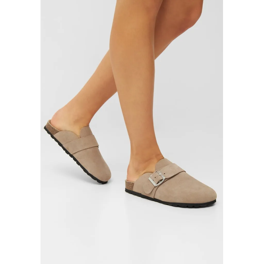 Bianco Beige Olivia Mule Sandaler