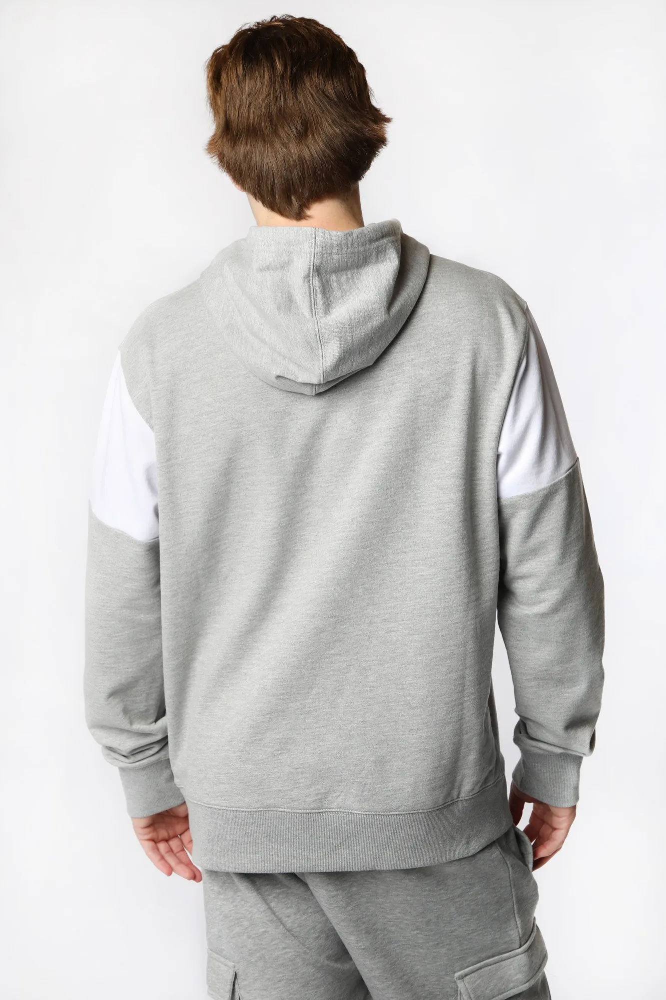 Bicolor No Fear Men's Hooded Sweatshirt