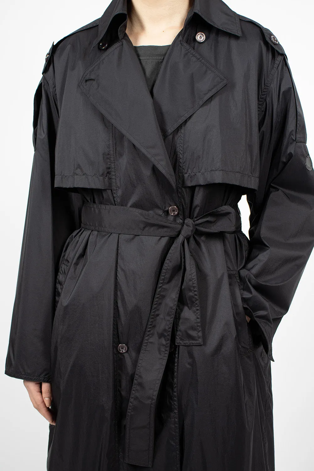 Black Deva Trench Coat