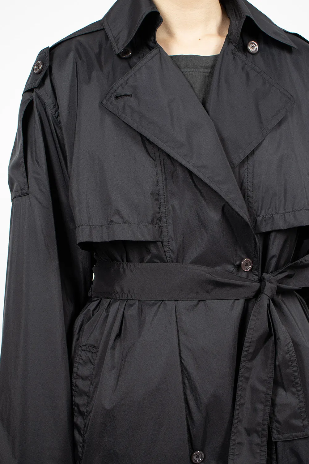 Black Deva Trench Coat