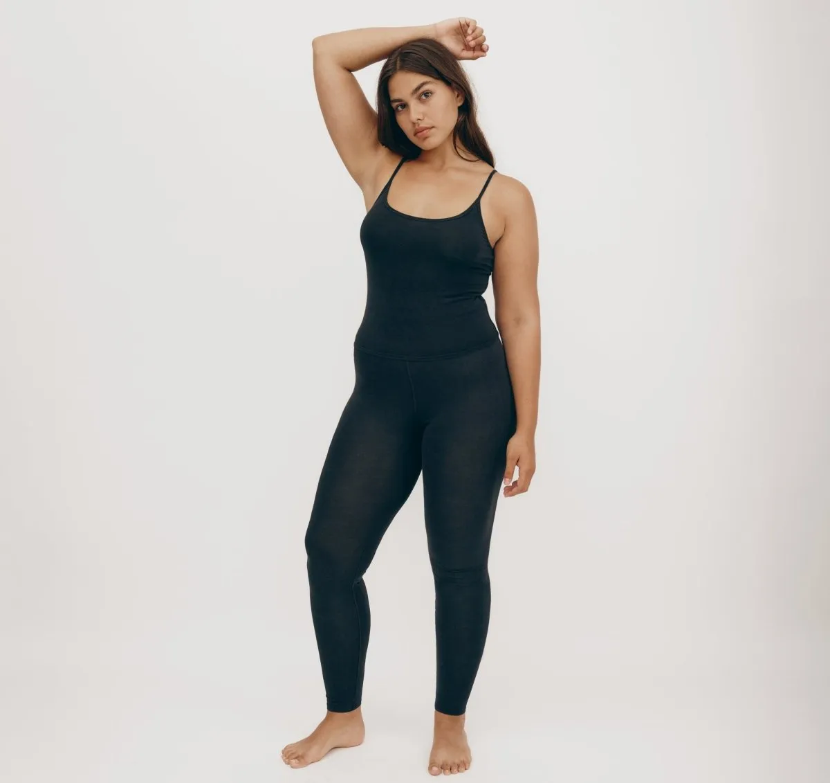 Black Organic Basics Core Singlet