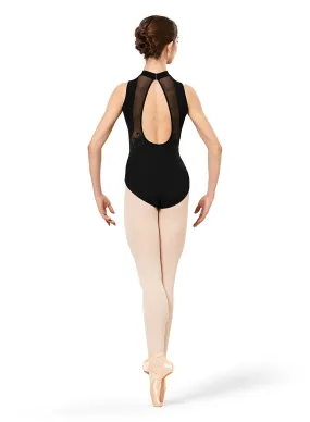 Bloch Ladies Kaiya Mesh Spliced Embroidered Tank Leotard - L2305