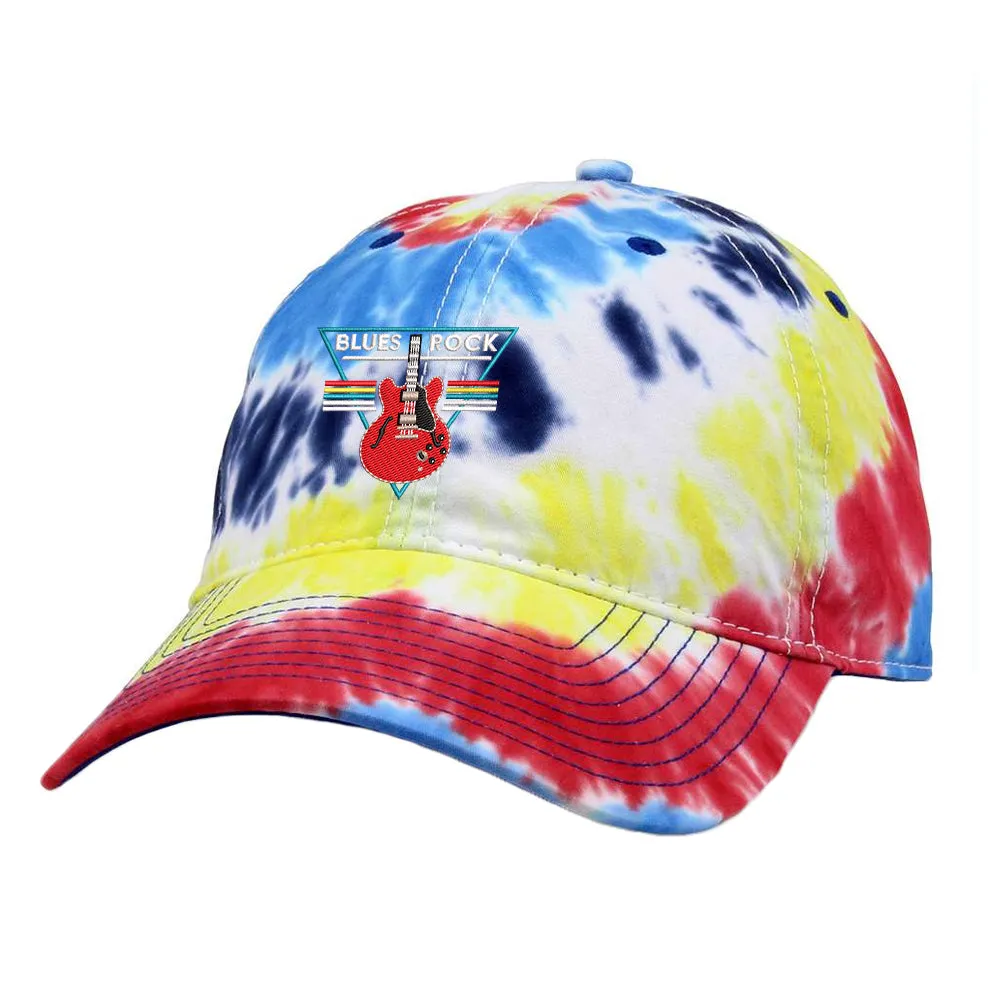 Blues Rock Triangle Tie Dye Hat