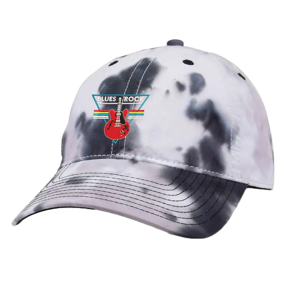 Blues Rock Triangle Tie Dye Hat