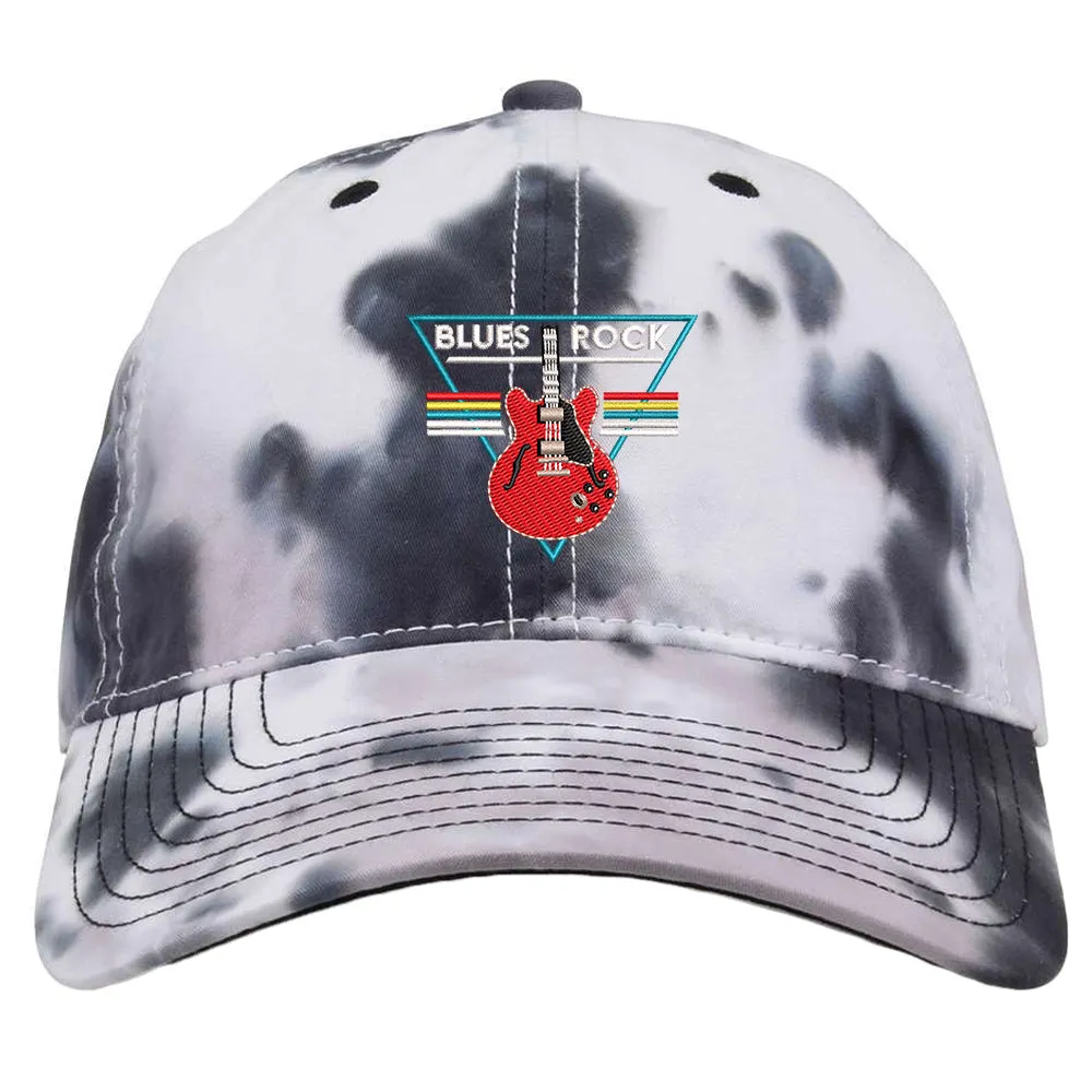 Blues Rock Triangle Tie Dye Hat