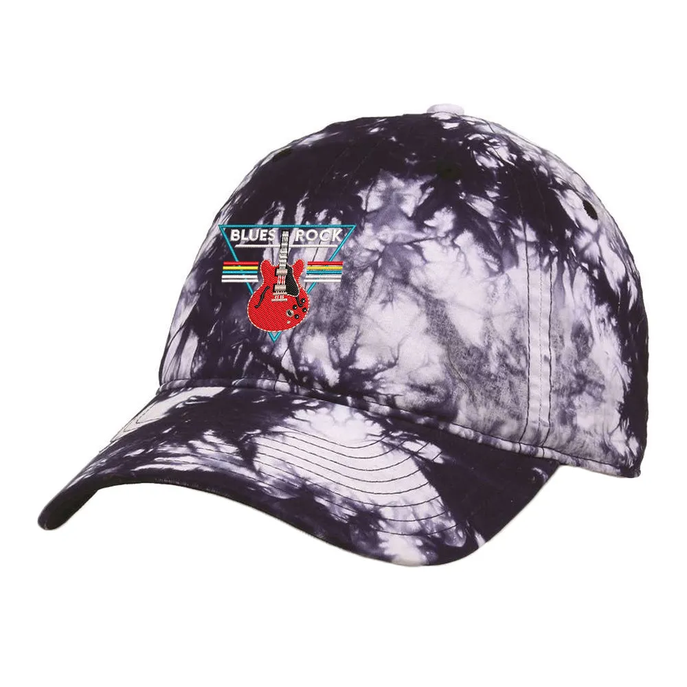 Blues Rock Triangle Tie Dye Hat