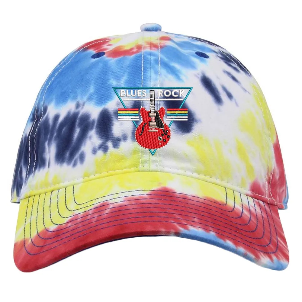 Blues Rock Triangle Tie Dye Hat