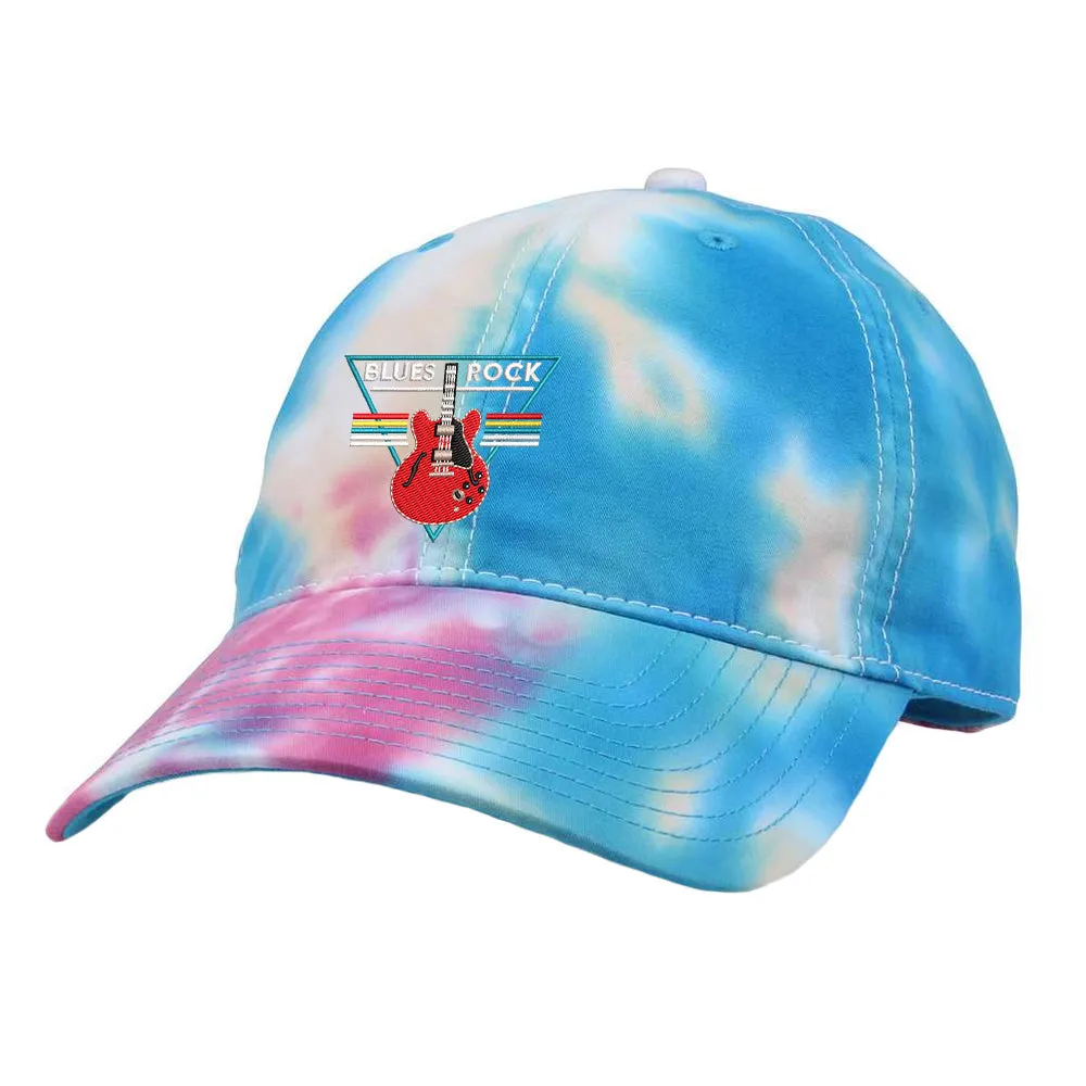 Blues Rock Triangle Tie Dye Hat