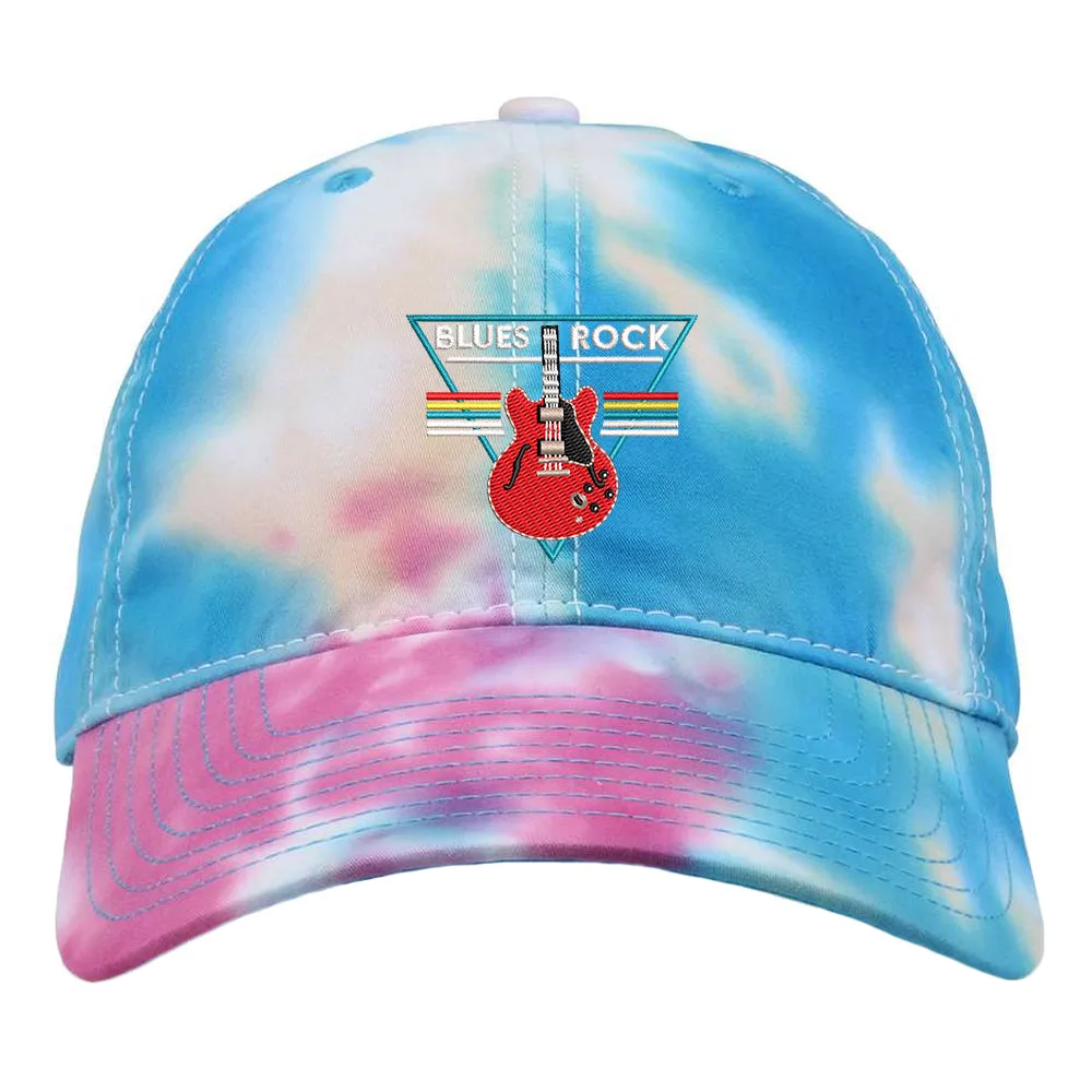 Blues Rock Triangle Tie Dye Hat