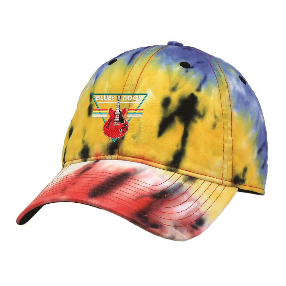 Blues Rock Triangle Tie Dye Hat