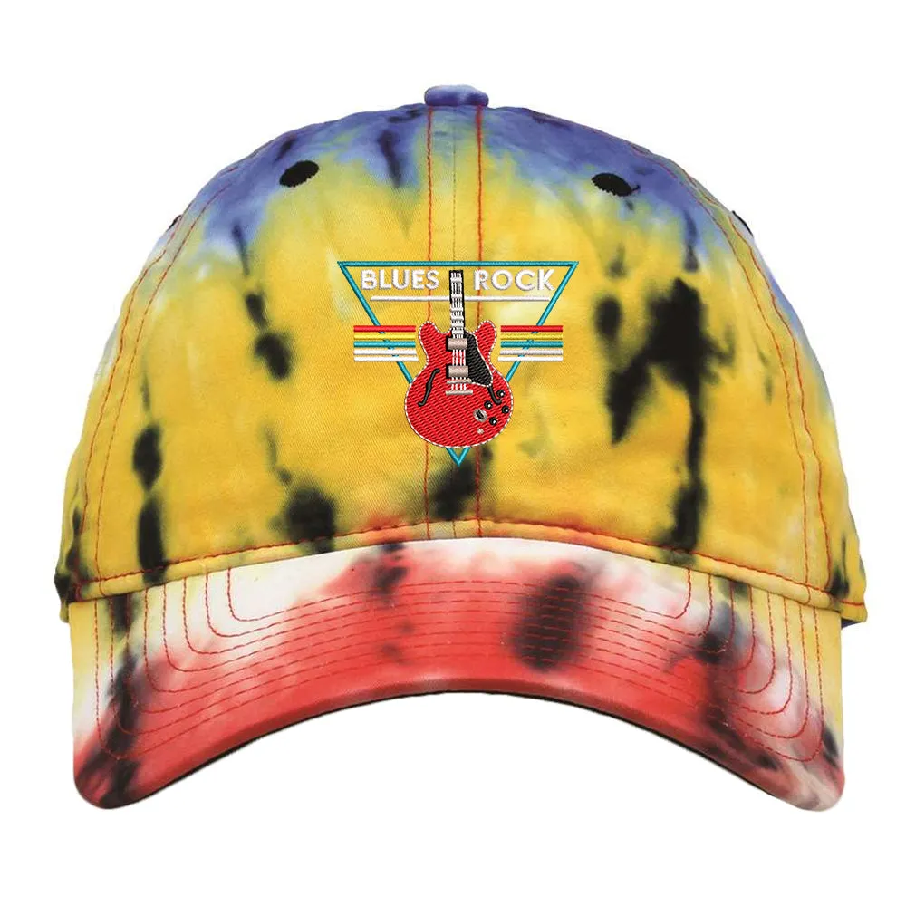 Blues Rock Triangle Tie Dye Hat