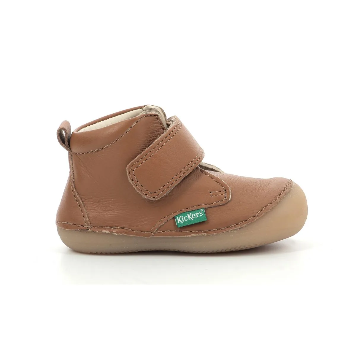 Botas De Piel Marrón De Niño Kickers 26892-18 (tallas De 18 A 25)