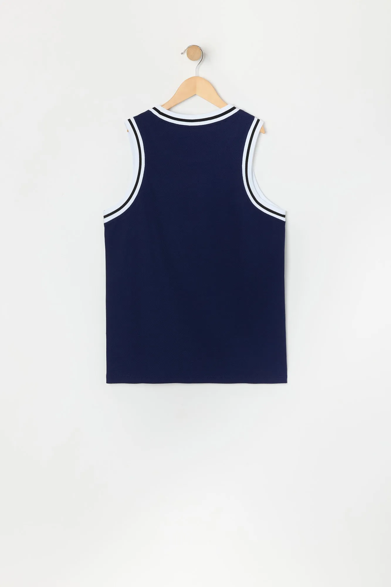 Boys Brooklyn Graphic Mesh Basketball Jersey