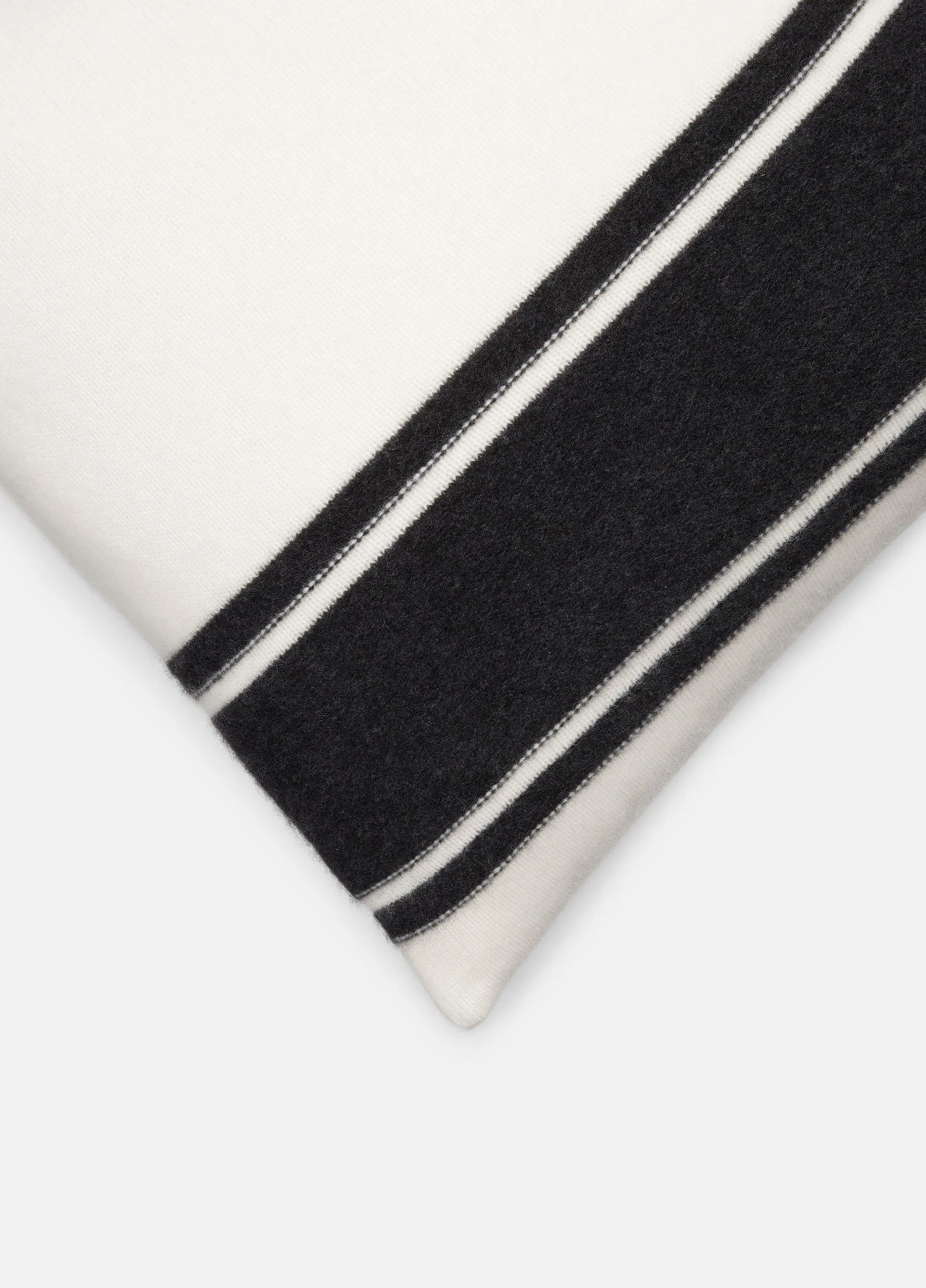 Cashmere Jersey Stripe Pillow