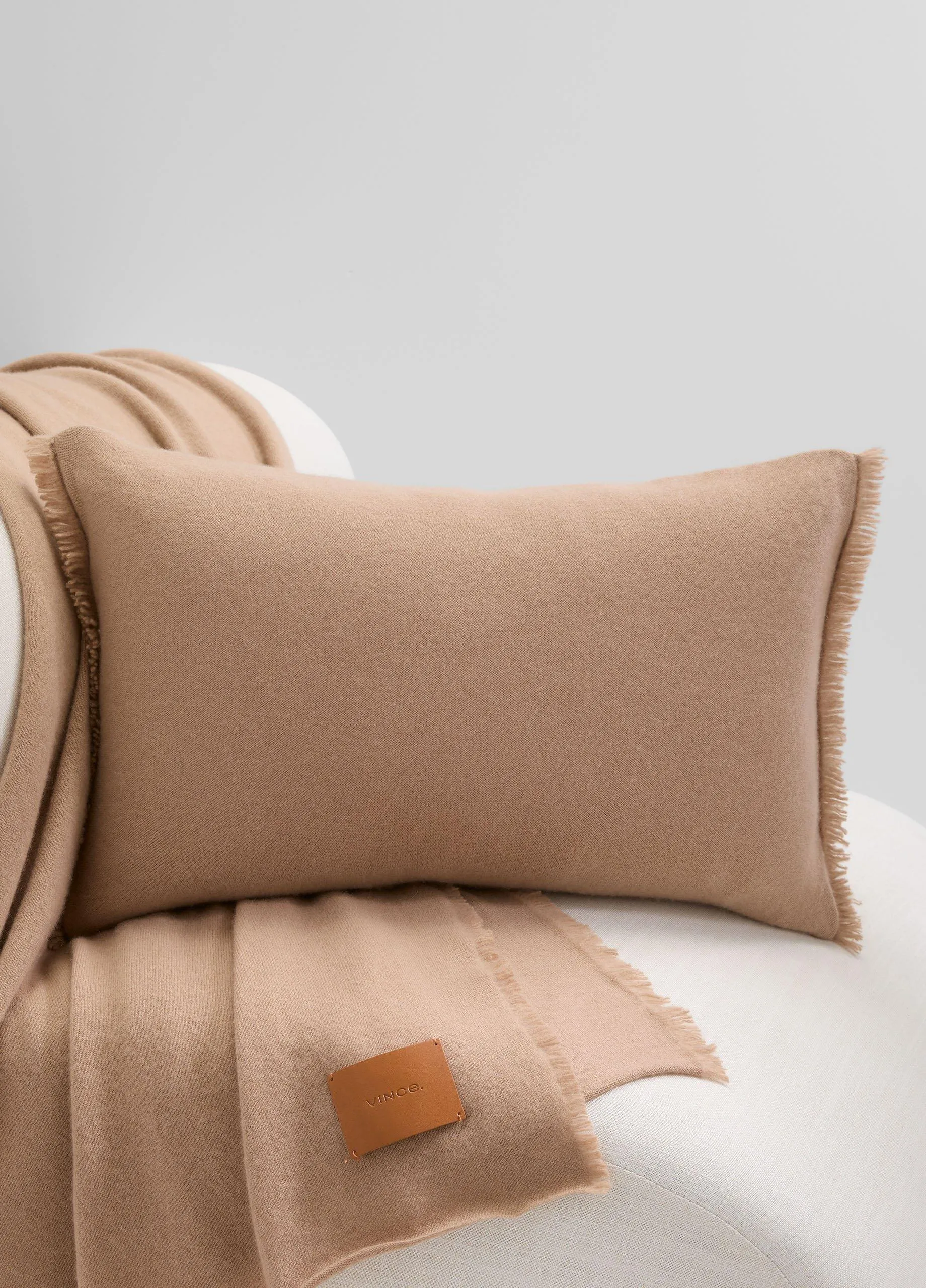 Cashmere Reverse Jersey Rectangle Pillow