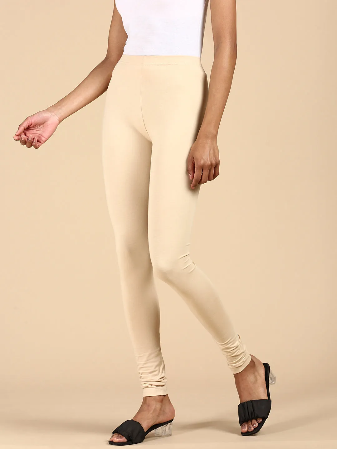 Churidar Leggings-Beige