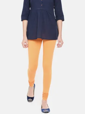 Churidar Leggings-Light Orange