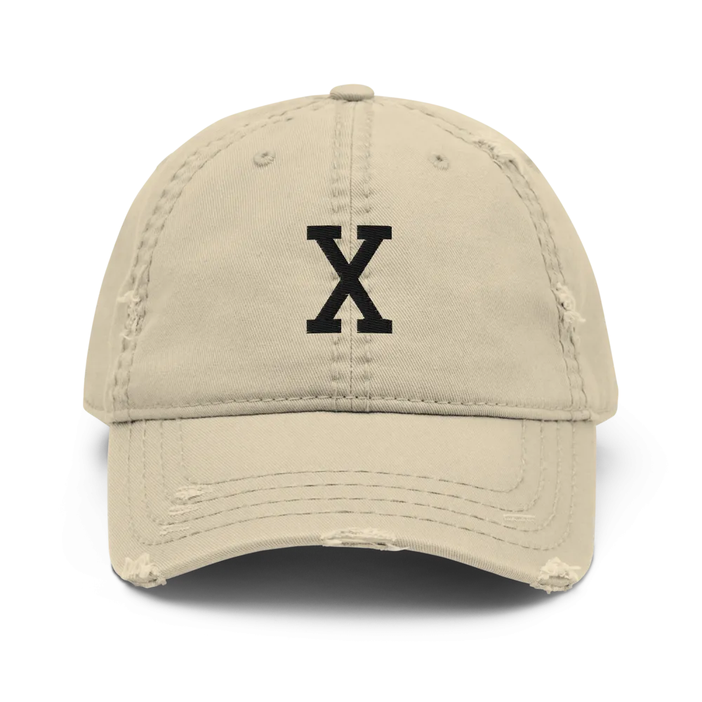 Classic Malcolm X Distressed Dad Hat