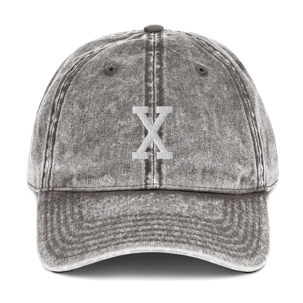 Classic Malcolm X Washed Vintage Dad Hat