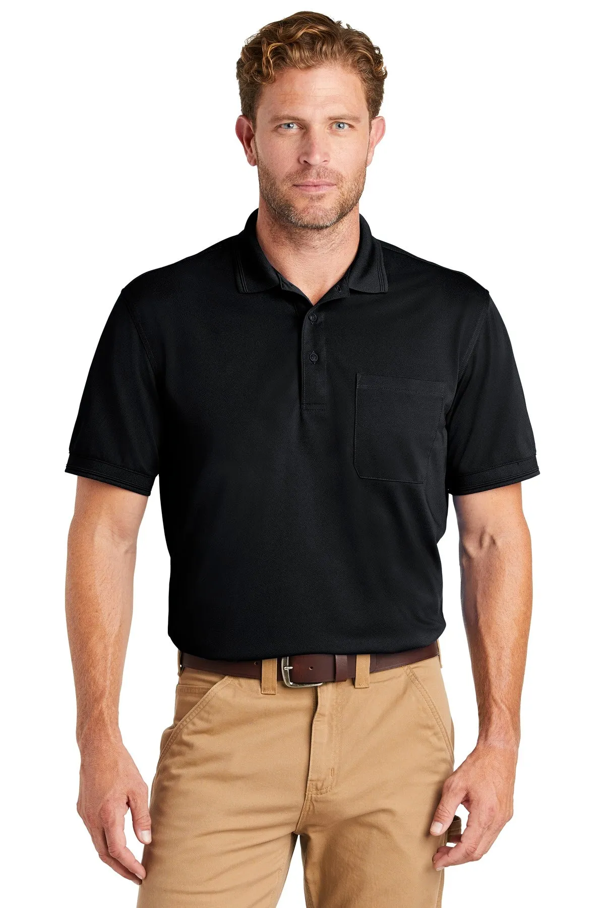 CornerStone Men's Industrial Snag-Proof Pique Pocket Polo. CS4020P