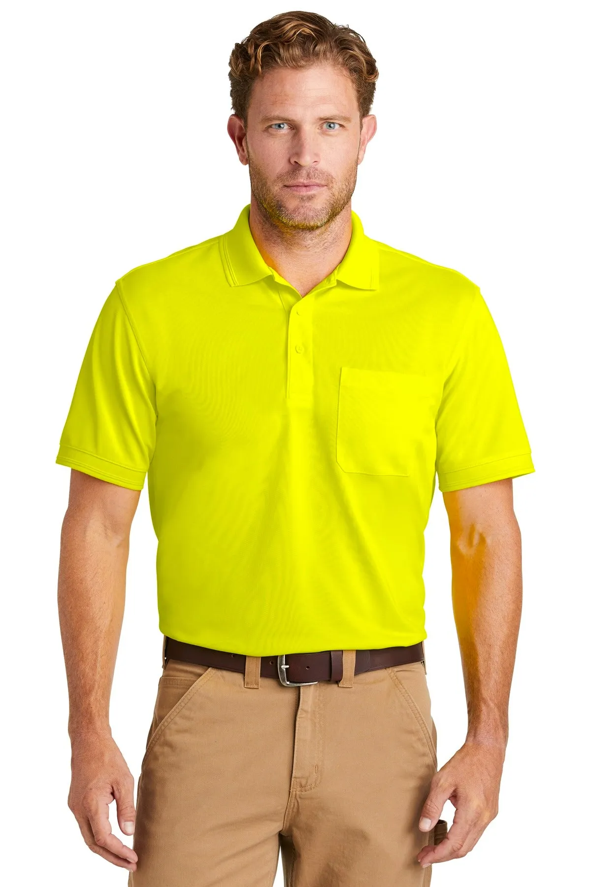 CornerStone Men's Industrial Snag-Proof Pique Pocket Polo. CS4020P