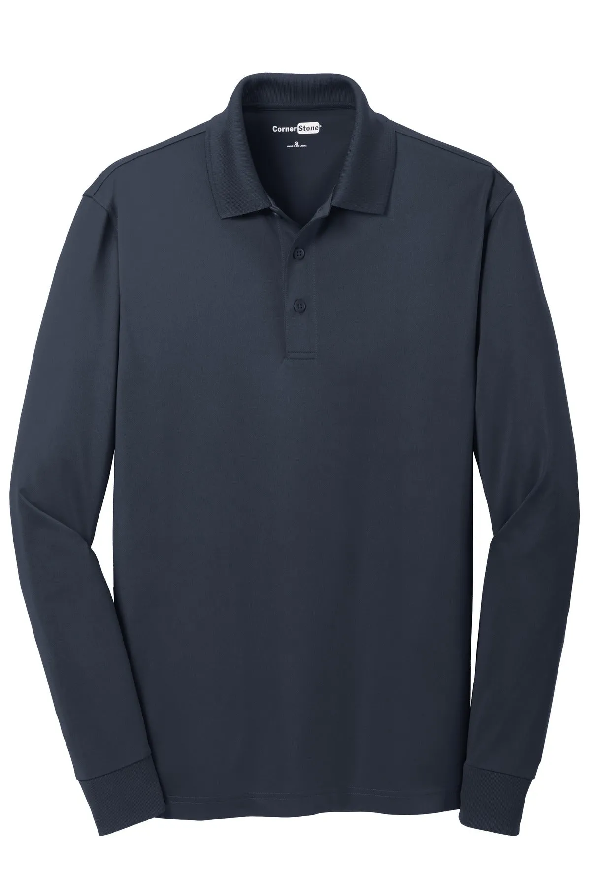 CornerStone Men's Select Snag-Proof Long Sleeve Polo. CS412LS