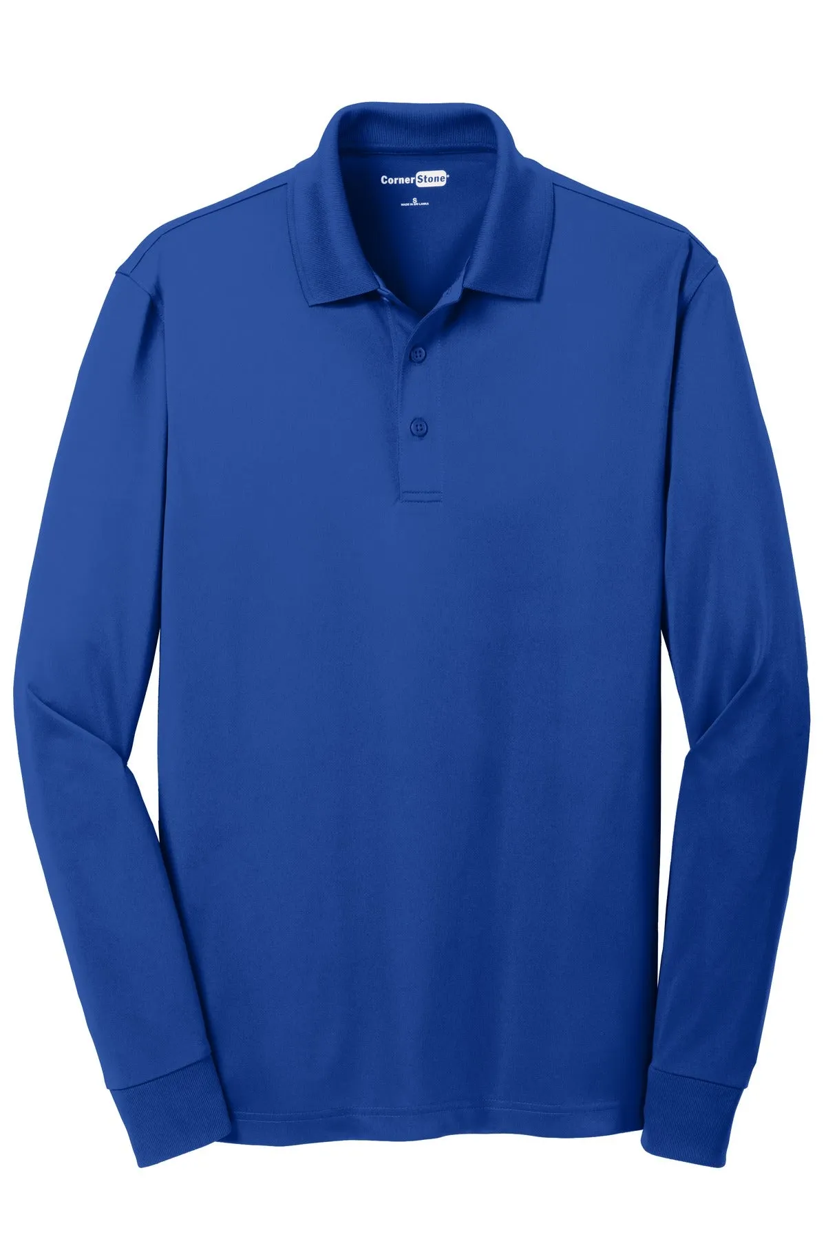 CornerStone Men's Select Snag-Proof Long Sleeve Polo. CS412LS