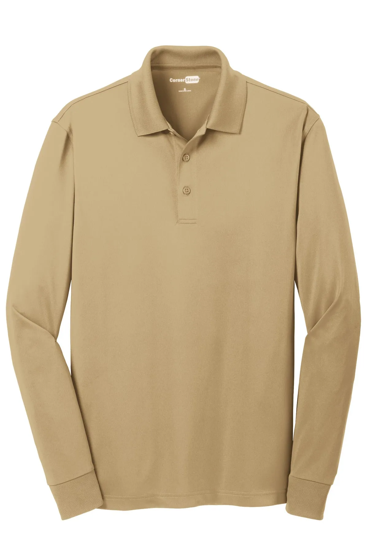 CornerStone Men's Select Snag-Proof Long Sleeve Polo. CS412LS