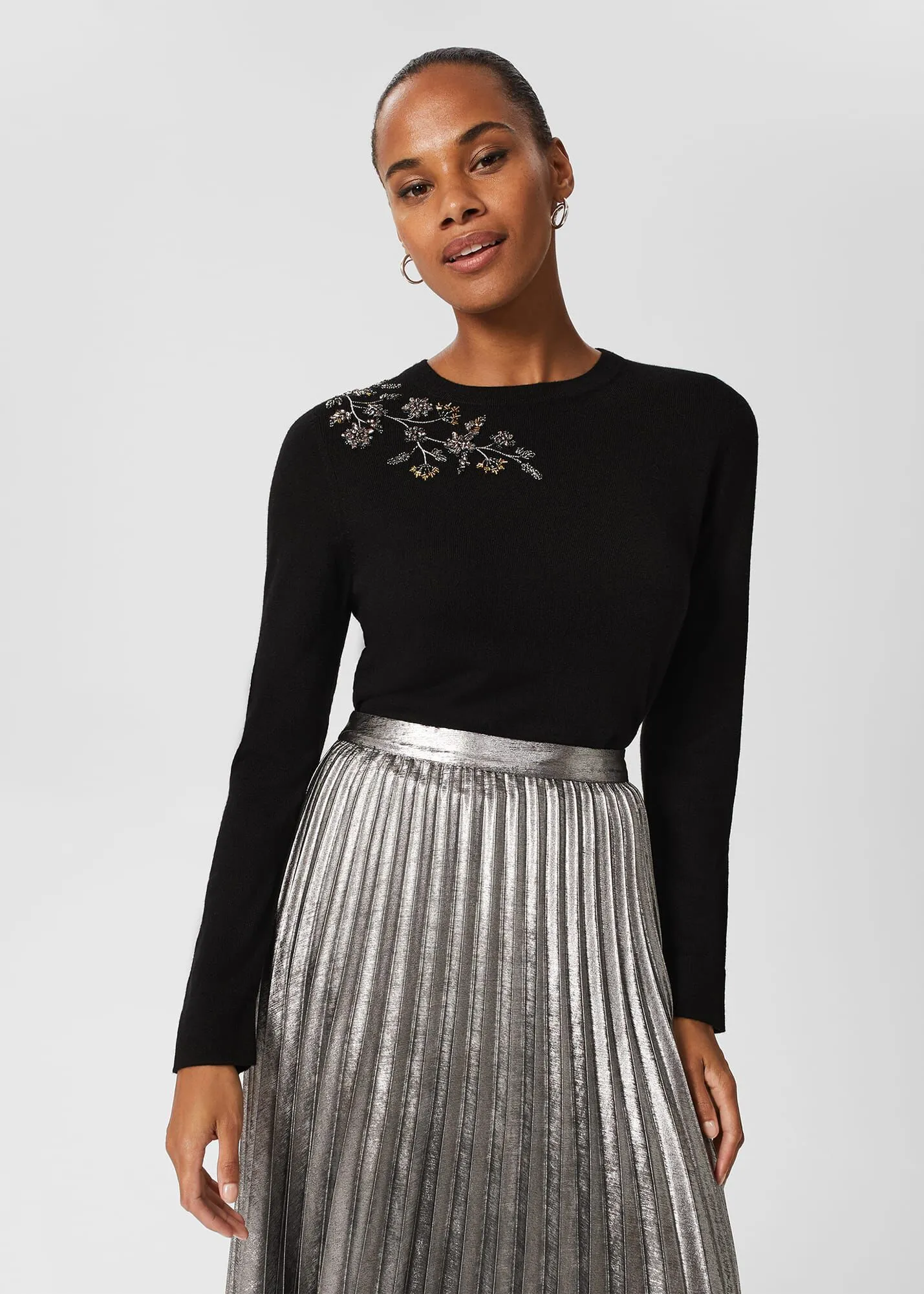 Cristie Embellished Sequin Jumper 