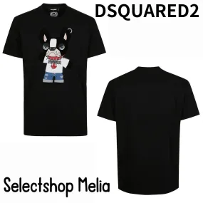 D SQUARED2  |Crew Neck Unisex Street Style Plain Cotton Short Sleeves