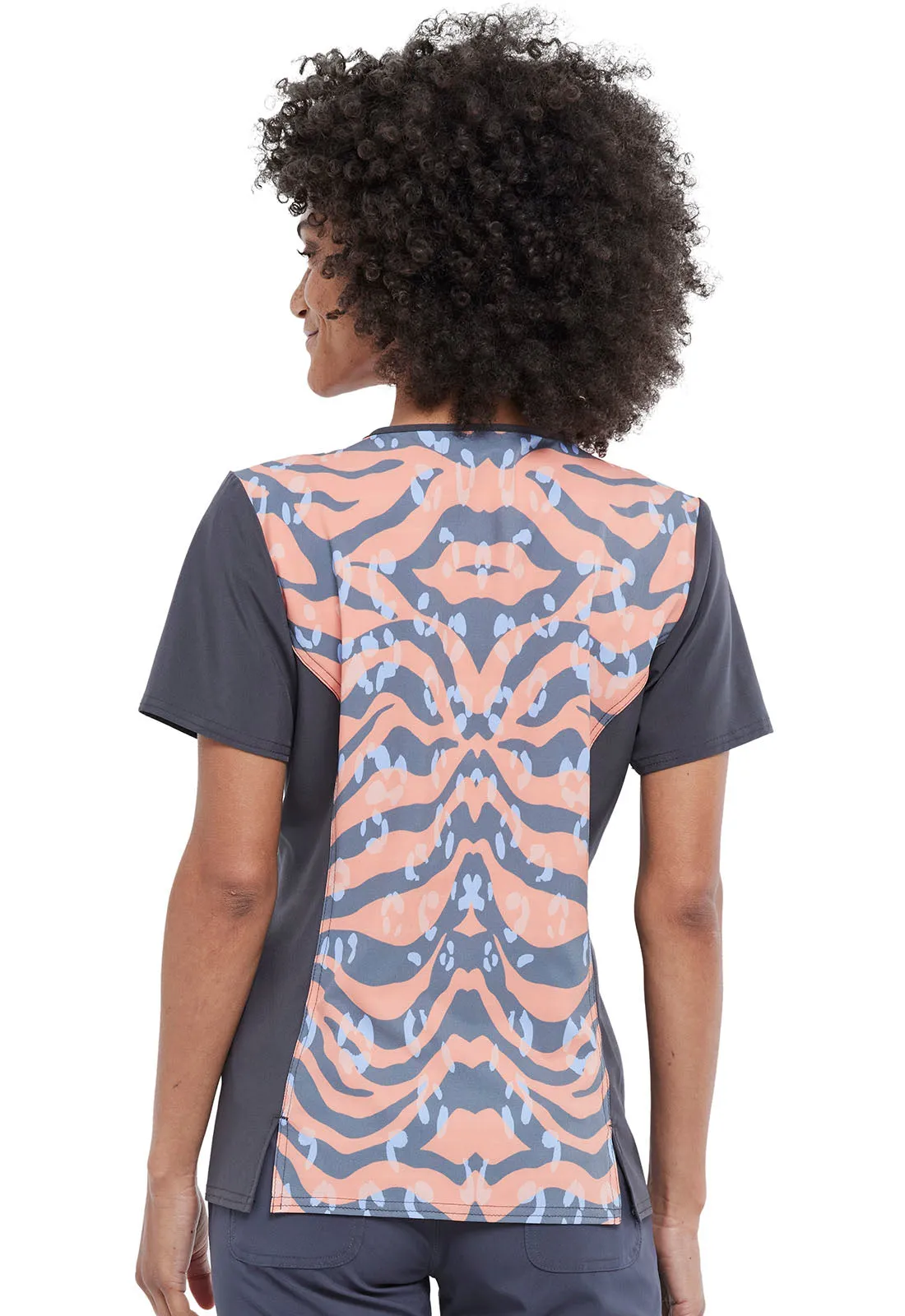 Disney's V-Neck Print Top in Tiggerific