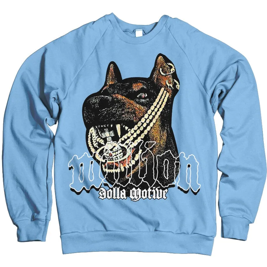 Doberman Pinscher Blue Crewneck Sweatshirt - University Official Store