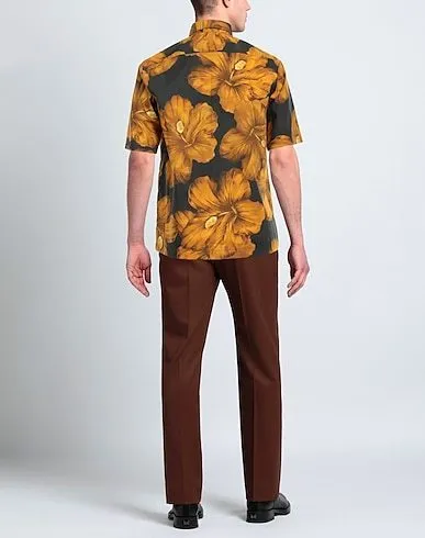 Dries Van Noten  |Flower Patterns Unisex Street Style Cotton Short Sleeves