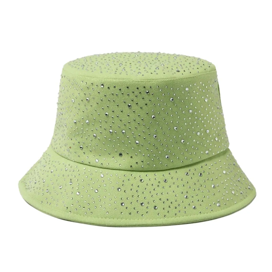 Ebony Bucket Hat in Green