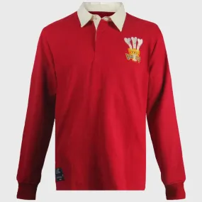 Ellis Rugby Wales 1976 Grand Slam Vintage Long Sleeve Rugby Jersey