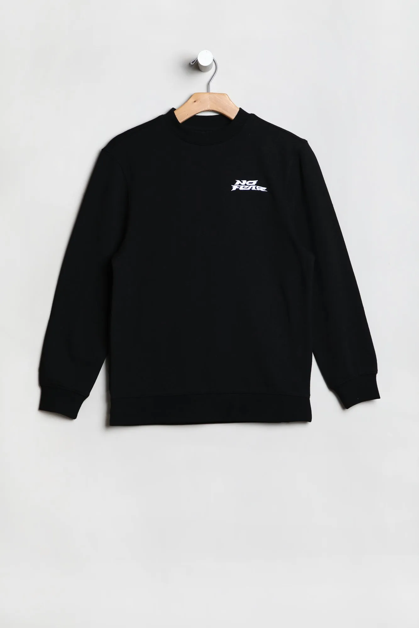 Embroidered No Fear Junior Sweatshirt Logo