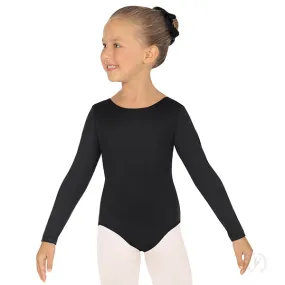 Eurotard Long Sleeve Cotton Leotard for Kids